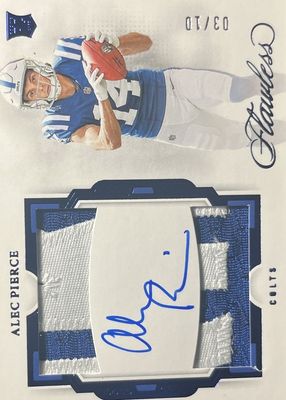 2022 Flawless #RPA-AP Rookie Patch Auto - Sapphire /10