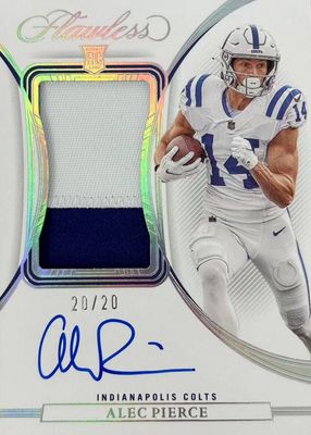 2022 Flawless #RPA-AP Rookie Patch Auto - Silver /20