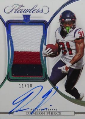 2022 Flawless #RPA-DP Rookie Patch Auto - Silver /20