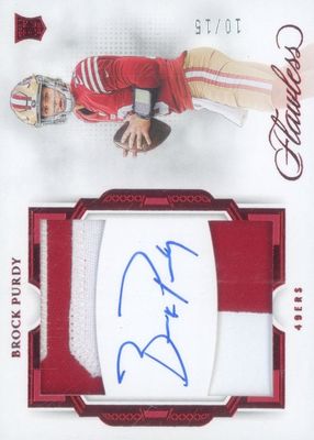 2022 Flawless #RDP-BP Rookie Dual Patch Auto - Ruby /15
