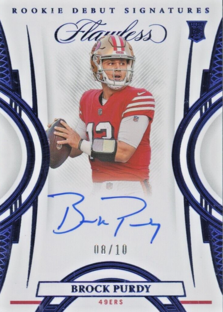 Brock Purdy 2022 Flawless #RDS-BP Rookie Debut Signatures