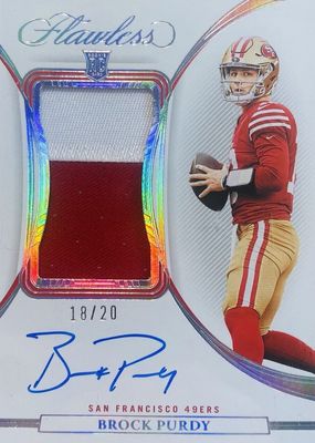 2022 Flawless #RPA-BP Rookie Patch Auto - Silver /20