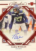 Tariq Woolen 2022 Flawless #RFS-TWO Rookie Frame Signatures - Ruby (/8 ...
