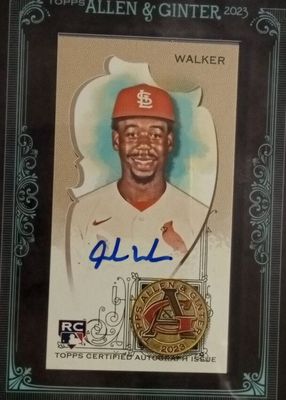 2023 Topps Allen & Ginter #MA-JW Framed Mini Auto - Black Frame /25