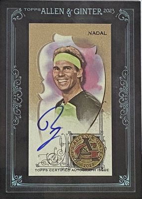 2023 Topps Allen & Ginter #MA-RN Framed Mini Auto - Black Frame /25