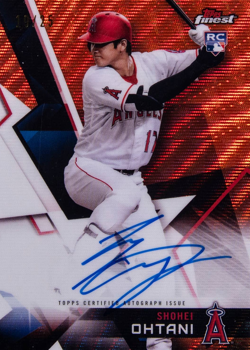 2018 Finest Ohtani Purple Ref RC /250 大谷 Shohei Ohtani 2018 Topps Finest #100 Purple Refractor /250