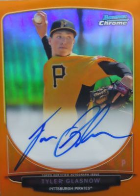 2013 Bowman Chrome #BCA-TG Prospect Auto - Orange Refractor /25