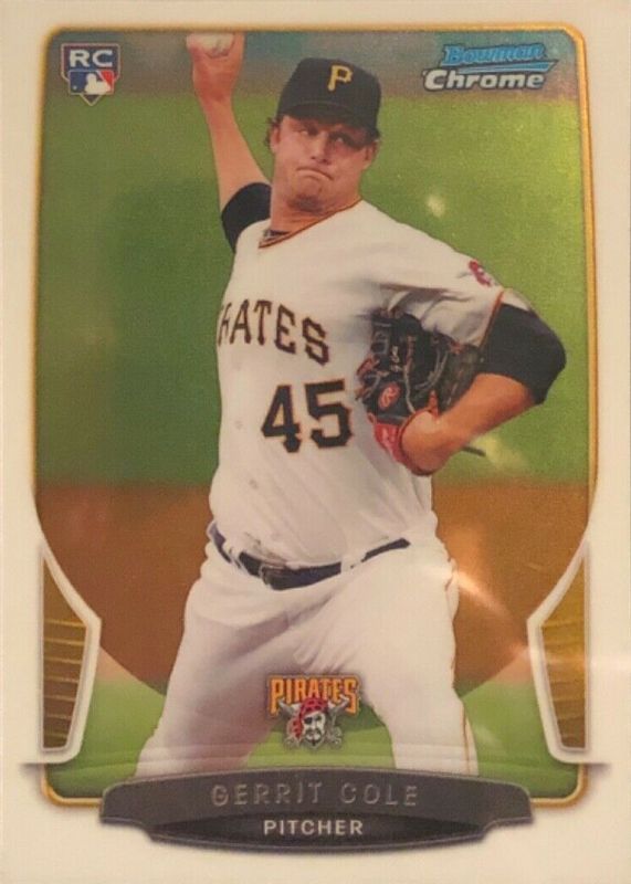 Gerrit Cole 2013 Bowman Chrome #30 Base Rookie SGC 10