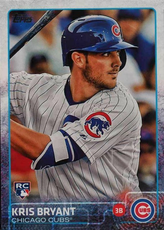 Kris Bryant 2015 Topps #616 Base (Close-Up) Rookie BGS 9