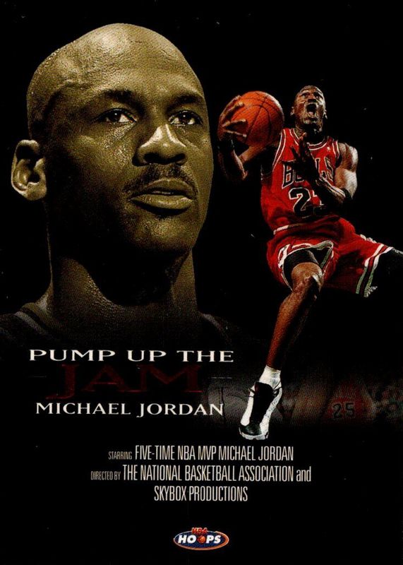 Michael Jordan 1998 Hoops #5PJ Pump Up the Jam PSA 9