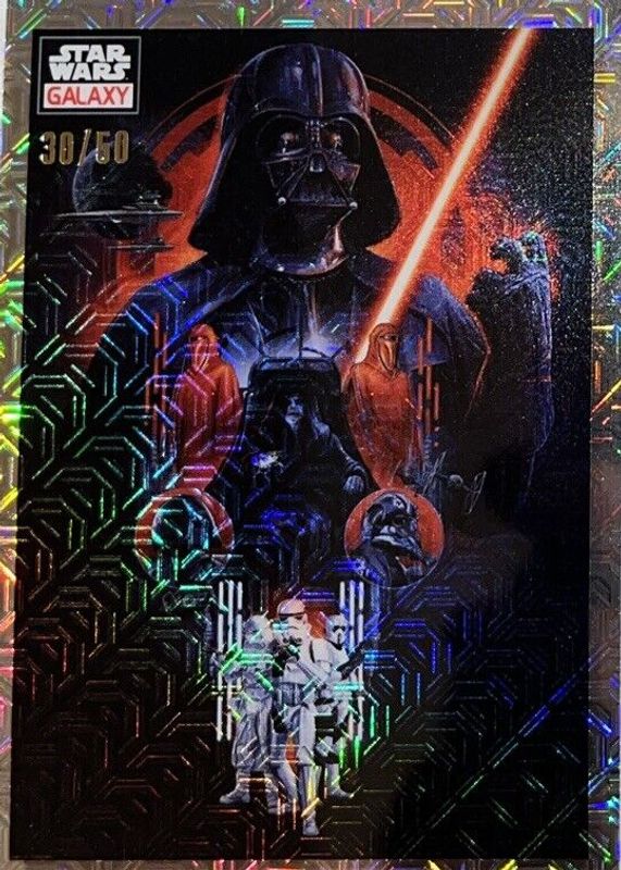 The Dark Side 2023 Topps Chrome Star Wars Galaxy #81 Mojo Refractor /50 SGC 9.5