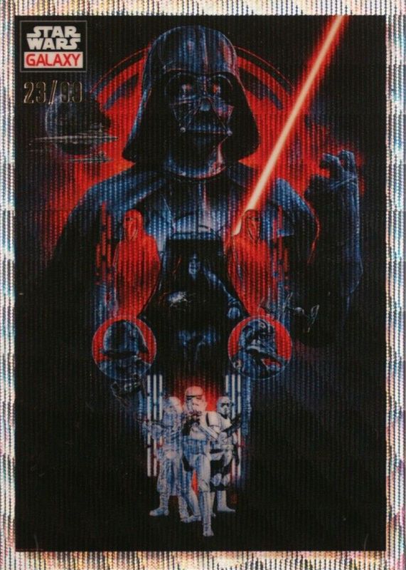 The Dark Side 2023 Topps Chrome Star Wars Galaxy #81 Wave Refractor /99 PSA 10