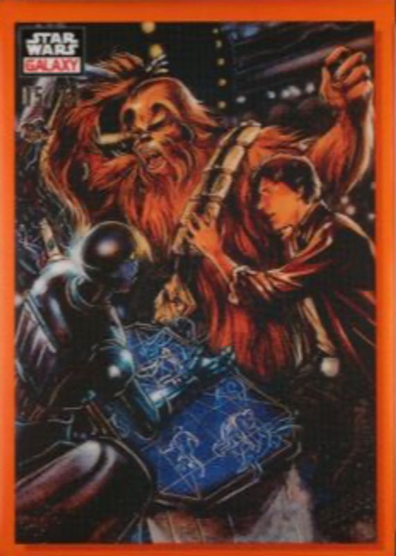 2023 Topps Chrome Star Wars Galaxy #23 Orange Refractor /25