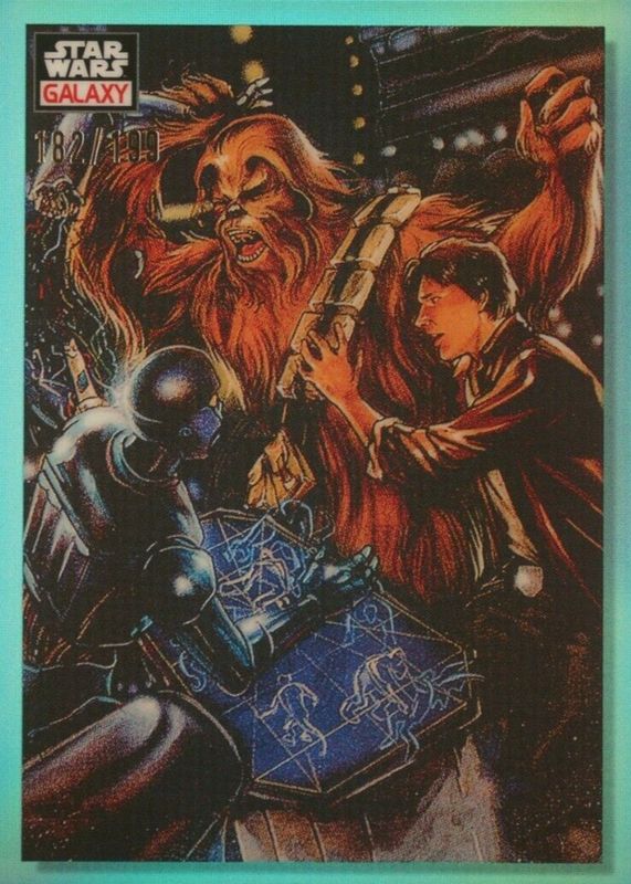 2023 Topps Chrome Star Wars Galaxy #23 Aqua Refractor /199