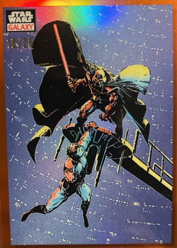 2023 Topps Chrome Star Wars Galaxy #1 Orange Refractor /25