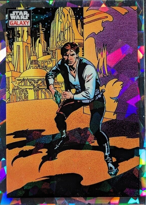 Han Solo Draws! 2023 Topps Chrome Star Wars Galaxy #7 Atomic