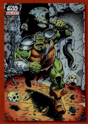 2023 Topps Chrome Star Wars Galaxy #13 Orange Refractor /25