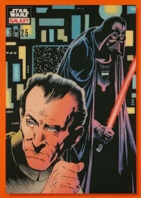 2023 Topps Chrome Star Wars Galaxy #16 Orange Refractor /25