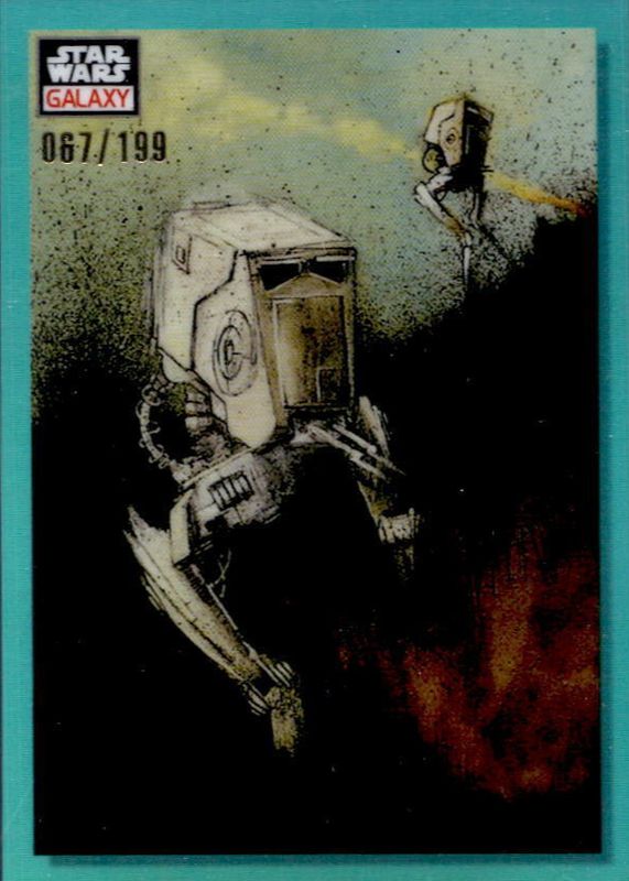 2023 Topps Chrome Star Wars Galaxy #18 Aqua Refractor /199