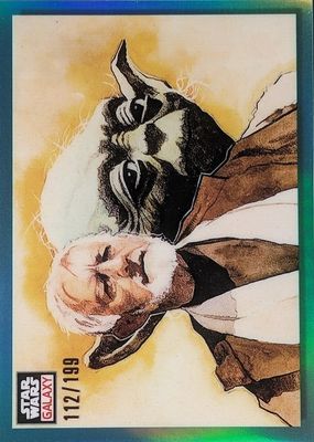 2023 Topps Chrome Star Wars Galaxy #33 Aqua Refractor /199