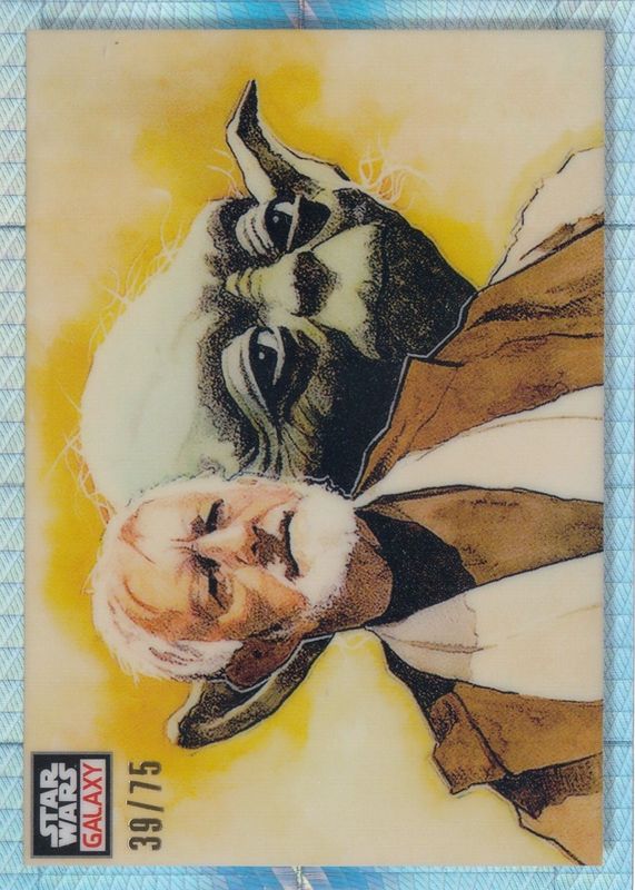 Masters of the Force 2023 Topps Chrome Star Wars Galaxy #33 Prism Refractor /75 RAW