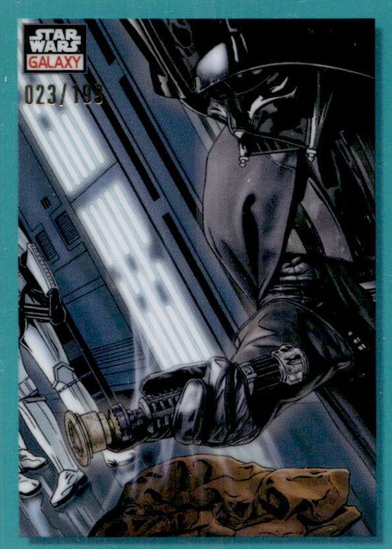 Remnants of Kenobi 2023 Topps Chrome Star Wars Galaxy #47 Aqua Refractor /199 RAW