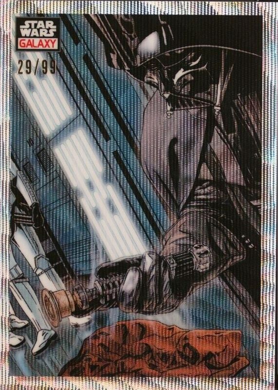 Remnants of Kenobi 2023 Topps Chrome Star Wars Galaxy #47 Wave Refractor /99 RAW