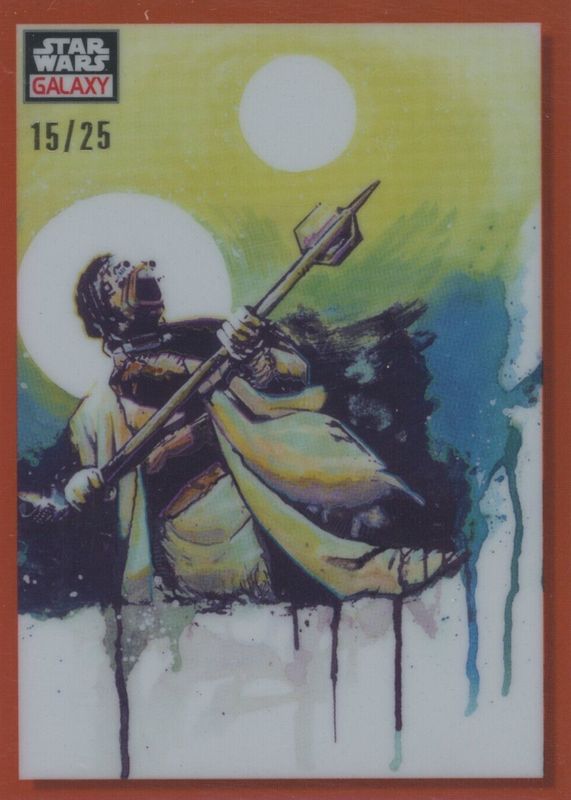 2023 Topps Chrome Star Wars Galaxy #53 Orange Refractor /25