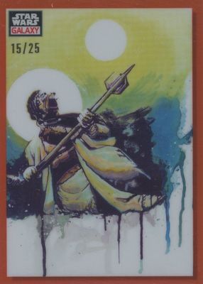 2023 Topps Chrome Star Wars Galaxy #53 Orange Refractor /25