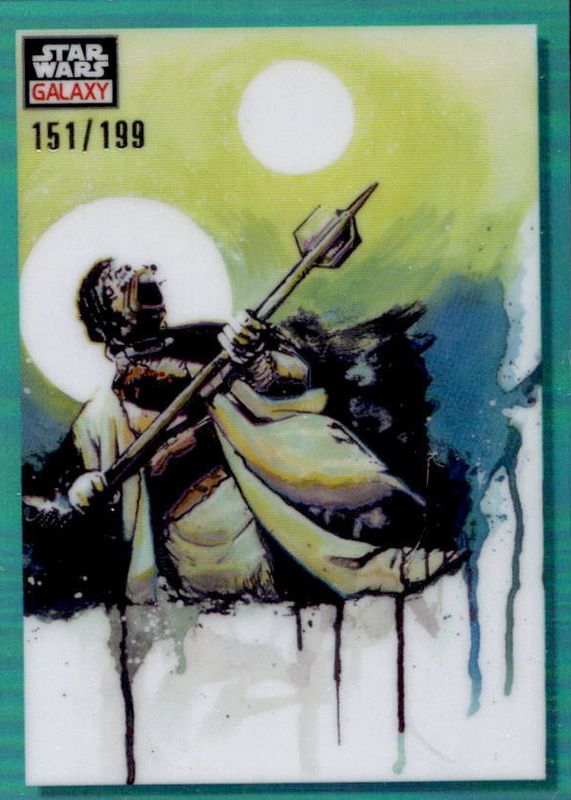 2023 Topps Chrome Star Wars Galaxy #53 Aqua Refractor /199