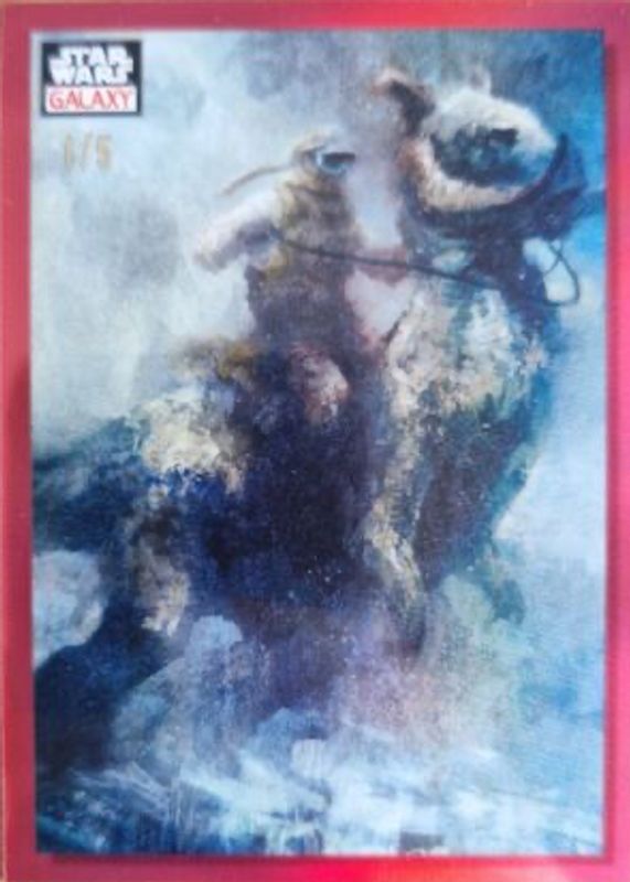 2023 Topps Chrome Star Wars Galaxy #76 Red Refractor /5