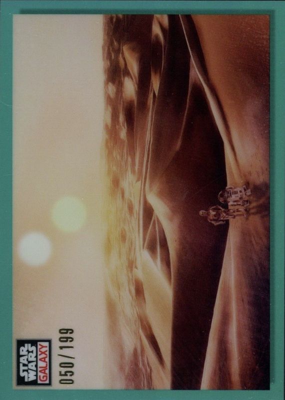 2023 Topps Chrome Star Wars Galaxy #91 Aqua Refractor /199