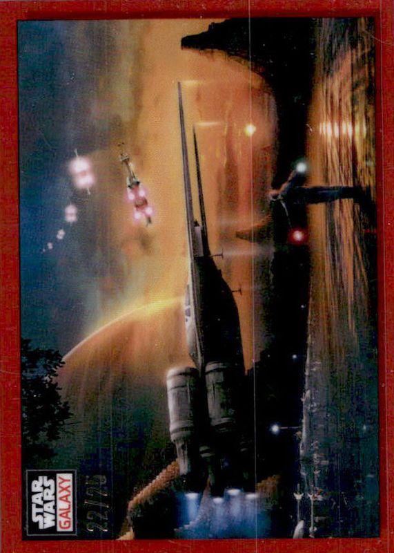 2023 Topps Chrome Star Wars Galaxy #93 Orange Refractor /25