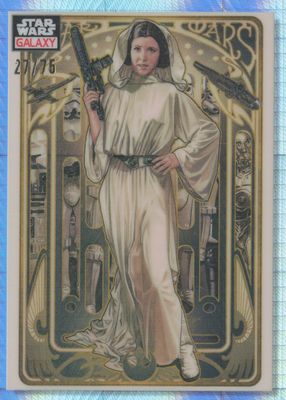Princess Leia Organa 2023 Topps Chrome Star Wars Galaxy #82