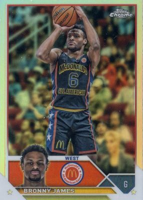 2023 Topps Chrome McDonald's All-American #20 Action Shots - Refractor