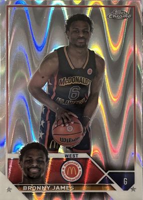 2023 Topps Chrome McDonald's All-American #68 Photoshoot - RayWave Refractor