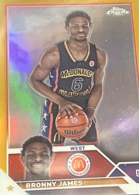 2023 Topps Chrome McDonald's All-American #68 Photoshoot - Gold Refractor /50