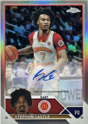 2023 Topps Chrome McDonald's All-American #CA-SC Chrome Autographs