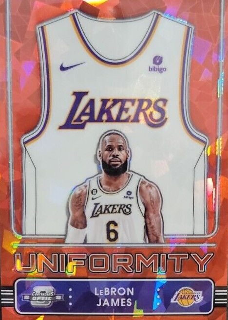 LeBron James 2022 Contenders Optic #5 Uniformity - Red