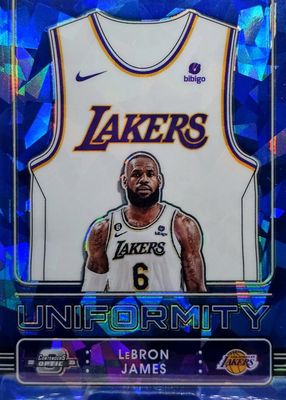 2022 Contenders Optic #5 Uniformity - Blue Cracked Ice /75