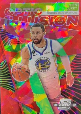 2022 Contenders Optic #4 Optic Illusion - Red Cracked Ice