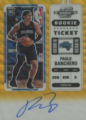 2022 Contenders Optic #118 Rookie Ticket Auto - Gold Wave /10