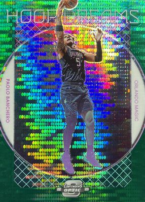 2022 Contenders Optic #10 Hoop Dreams - Green Pulsar /25