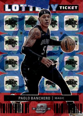 2022 Contenders Optic #1 Lottery Ticket - Red Cracked Ice