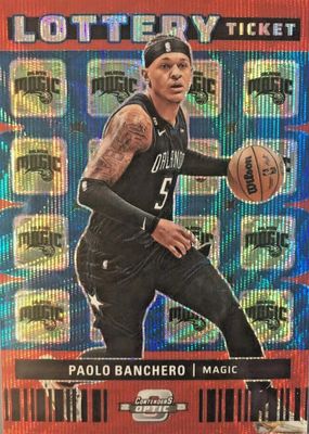 2022 Contenders Optic #1 Lottery Ticket - Red Wave