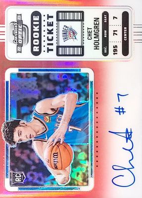 2022 Contenders Optic #131 Rookie Ticket Auto Variation - Red /99