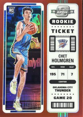 2022 Contenders Optic #4 Red