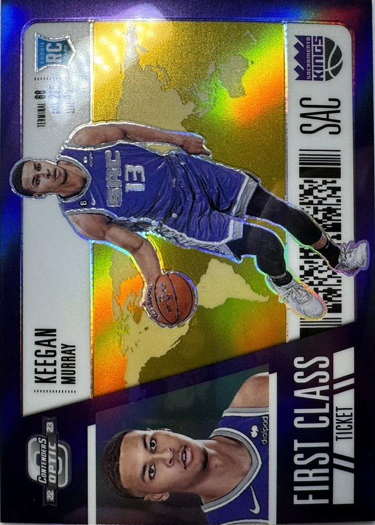 keegan murray199枚限定 Keegan Murray Kings 2022-23 Panini Spectra RC RPA Patch Auto