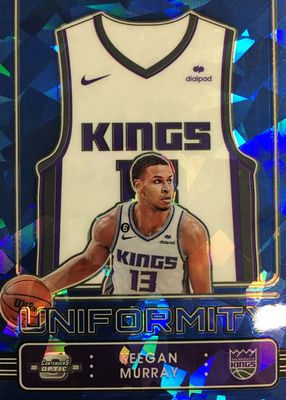 2022 Contenders Optic #26 Uniformity - Blue Cracked Ice /75