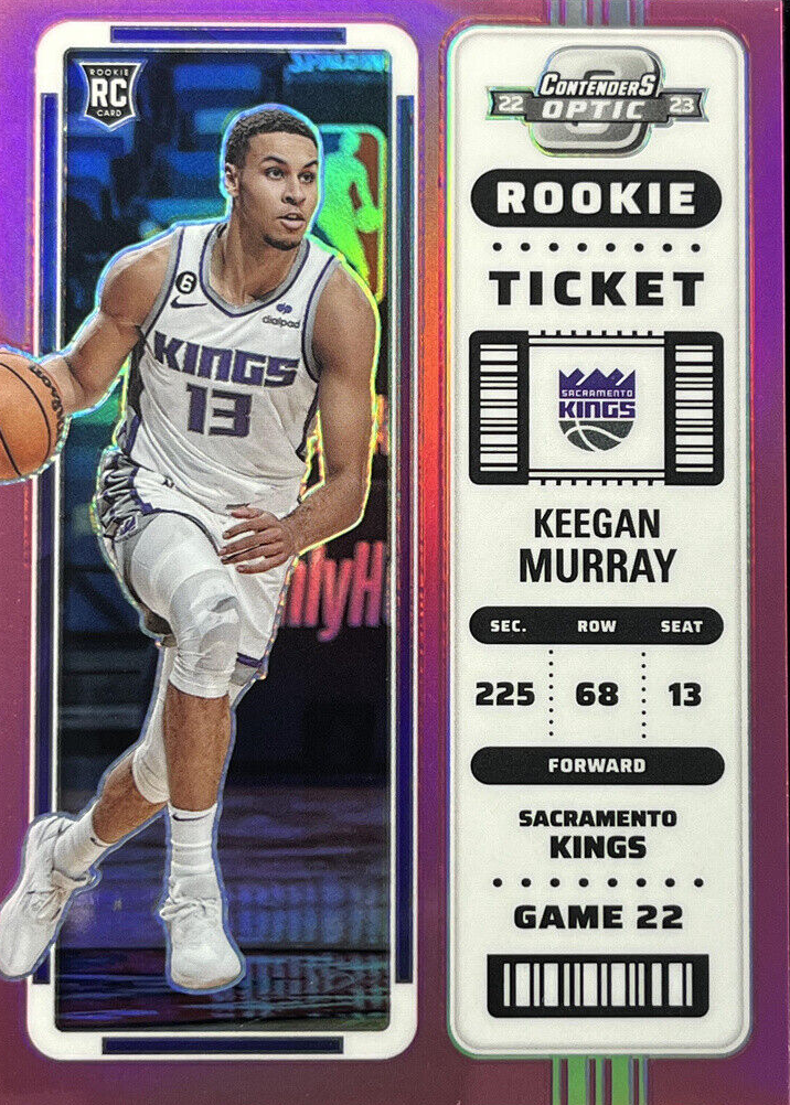 Keegan Murray 2022 Contenders Optic #22 Pink /75 Price Guide
